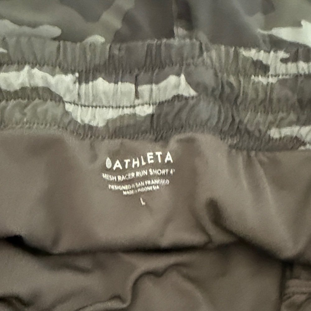 Athleta Women’s Mesh Racer Shorts 4” - Picture 2 of 3